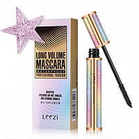 Тушь для ресниц 4D Leezi Long Volume Mascara, водостойкая, черная, 6 г