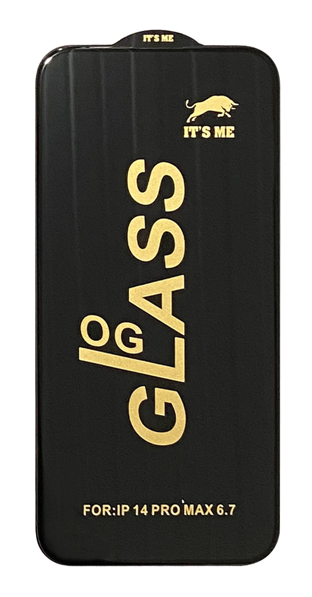 Захисне скло NoName ITS ME для iPhone 14 Pro Max Чорний, фото 1