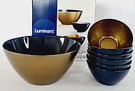 Набор салатников Luminarc7 предметов Blue&Cold, P6671