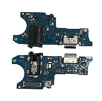 Нижня плата Samsung A025/A037 Galaxy A02s/A03s (2021) з конектором зарядки + мікрофон + компоненти