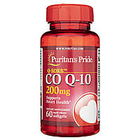 Антиоксидант для поддержки сердечно-сосудистой системы Puritan's Pride Q-SORBTM Co Q-10 200 mg 60 Softgels