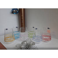 Набор стаканов для воды Bohemia Sandra, 380ml, 23013380SM8700