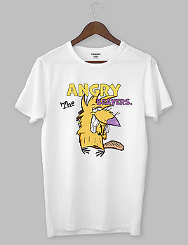 Футболка з прикольним дизайном Злюки Бобри  «ЗЛЮКИ БОБРИ»