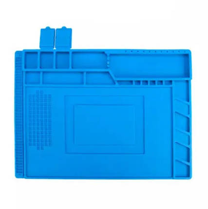 Килимок для паяння A-400 силіконовий термостійкий, 36x26 см, фото 1