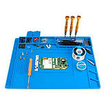 Килимок для паяння A-400 силіконовий термостійкий, 36x26 см, фото 2