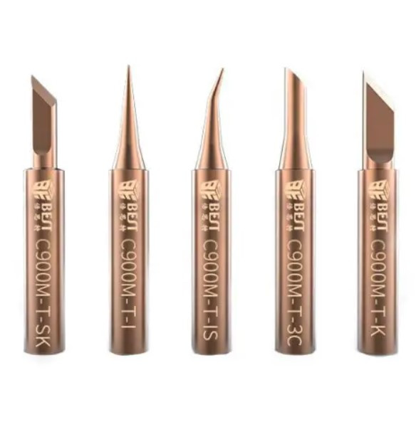 Набір мідних жалів для паяльника Best C900M-T, 5 шт.