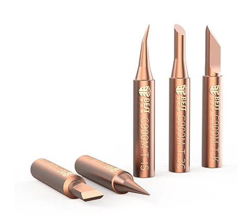 Набір мідних жалів для паяльника Best C900M-T, 5 шт., фото 2