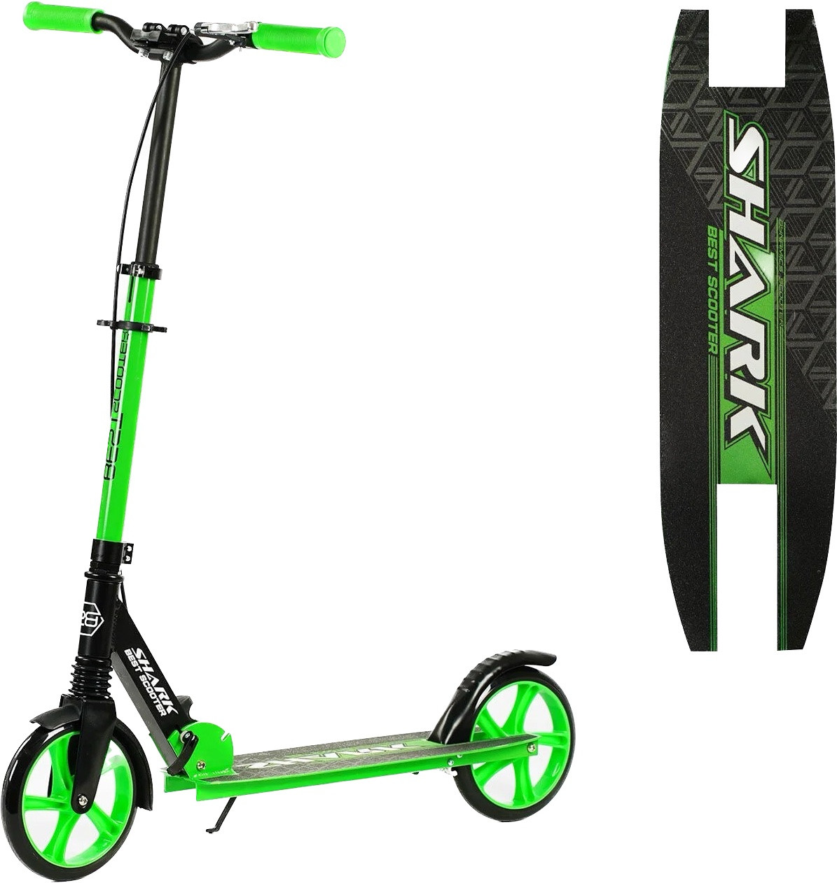 Самокат з ручним гальмом Best Scooter "Shark" арт. S - 79355, фото 1