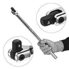 Вороток із шарніром 1/2" 450мм. CrV INTERTOOL ET-1034