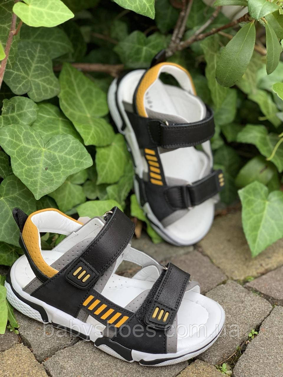 Шкіряні босоніжки Kids a more р.26-34, КБМ-685, фото 1