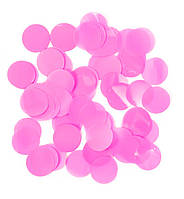 Конфетти, метафан "Disc", Испания, вес - 50 г, размер - 23 мм, цвет - розовый