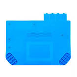 Килимок для паяння A-500 силіконовий термостійкий, 45x32 см, фото 2