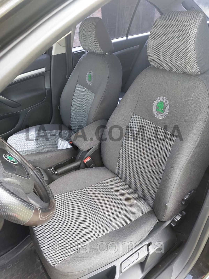 Чохли салона Skoda Octavia А-5 2008-2013 р (авточохли Шкода Октавія А5)
