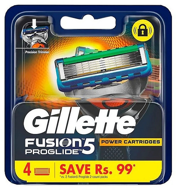 Змінні касети Gillette Fusion Proglide Power Oriqinal 4 шт. G00365