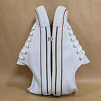 ЗНИЖКА! 44р (27,5см) Білі кеди конверси AIL STAR у стилі Converse, фото 6