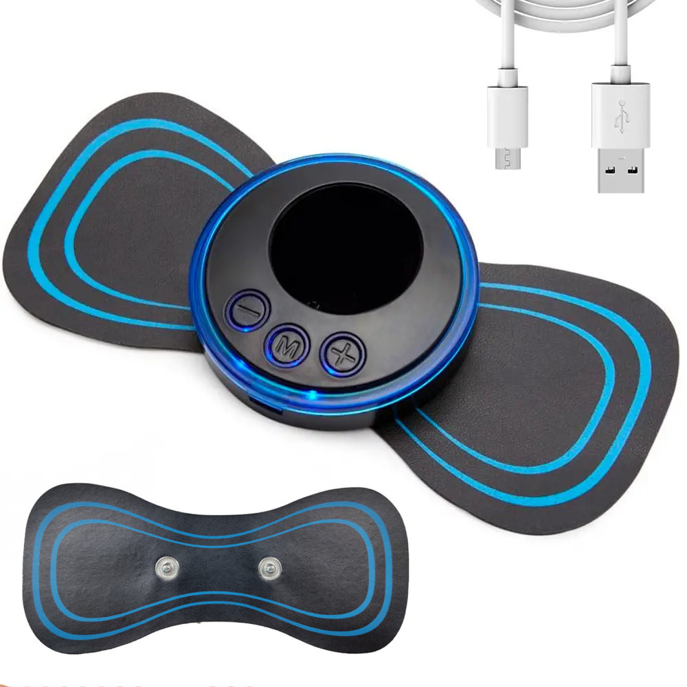 Імпульсний масажер міостимулятор EMS / Домашній масажер для преса / Електростимулятор м'язів, фото 1