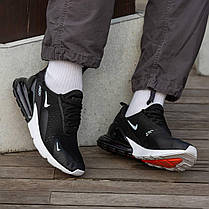 Кросівки Nike Air Max 270 Black White / Найк Аїр Макс 270 Чорні з Білим, фото 4