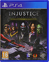 Диск PS4 Injustice Gods Among Us Ultimate Edition RU БУ