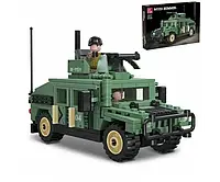 Конструктор для детей военная машина Kids 61026 M1151 Hummer 357 деталей