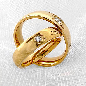 Парні кільця "Чиста Любов" (жін 15.9 16.5 17.3 18.2 чол 17.3 18.2 19.0 20.0)