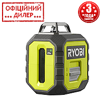 Нівелір лазерний (лазерний рівень) Ryobi RB360GLL (25 м, 360°, зелений, 4xAA)  YLP