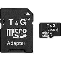 Карта пам'яті T&G microSDHC 32Gb UHS-3 (Class 10) + Adapter SD