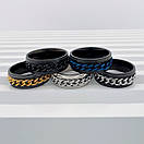 Кільце з нержавіючої медичної сталі «Авантюра» (р 15.7 16.5 17.2 18 19 20 21.3 22.2 23.2), фото 4