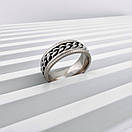 Кільце з нержавіючої медичної сталі «Авантюра» (р 15.7 16.5 17.2 18 19 20 21.3 22.2 23.2), фото 2