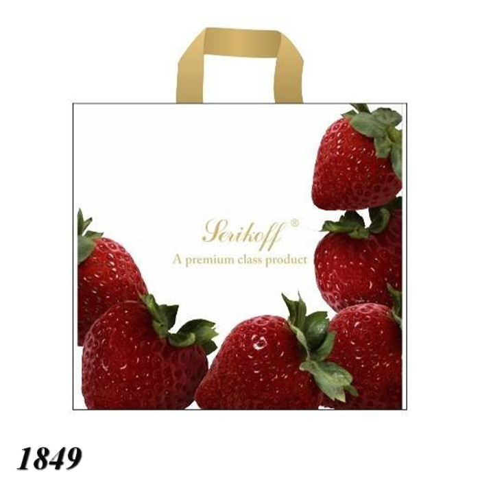Пакет Serikoff Преміум Полуниця Білий 37x34 см (25шт), фото 1