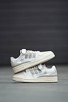 Світлі жіночі кроссівки Adidas Forum 84 Low. Модні кросси для дівчат Адідас Форум з липучкою., фото 11