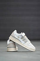 Світлі жіночі кроссівки Adidas Forum 84 Low. Модні кросси для дівчат Адідас Форум з липучкою., фото 10