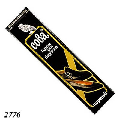 Крем для взуття Сова 50 мл чорний