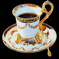 Алмазная мозаика "Чашка ароматного кофе" 40*40 см