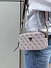 Жіноча сумка Guess The Snapshot Bag Light Pink крос боді жіноча сумка рожева через плече на широкому ремені, фото 7
