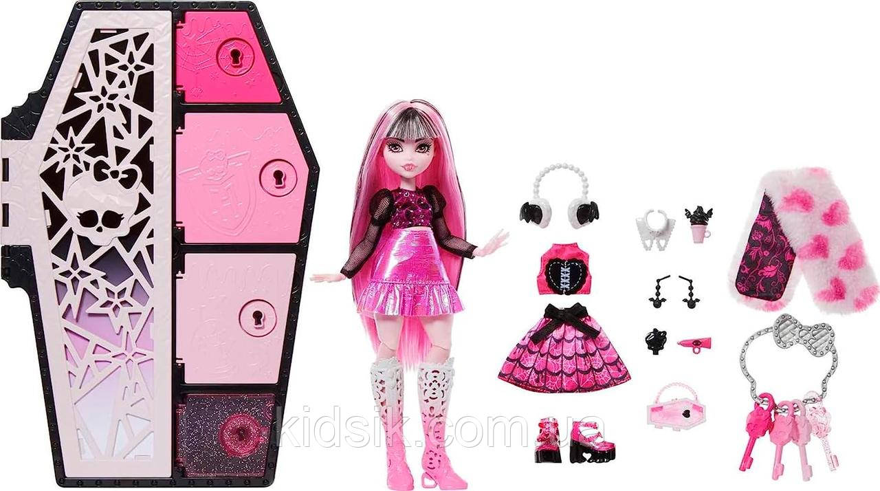 Лялька Монстер Хай Дракулаура  Monster High Draculaura G3 Skulltimate Secrets Fearidescent Series, фото 1
