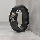 Кільце з нержавіючої медичної сталі з емаллю «Dragon» (р 17.3 19.3 20.3 21.3 22.3 23), фото 3