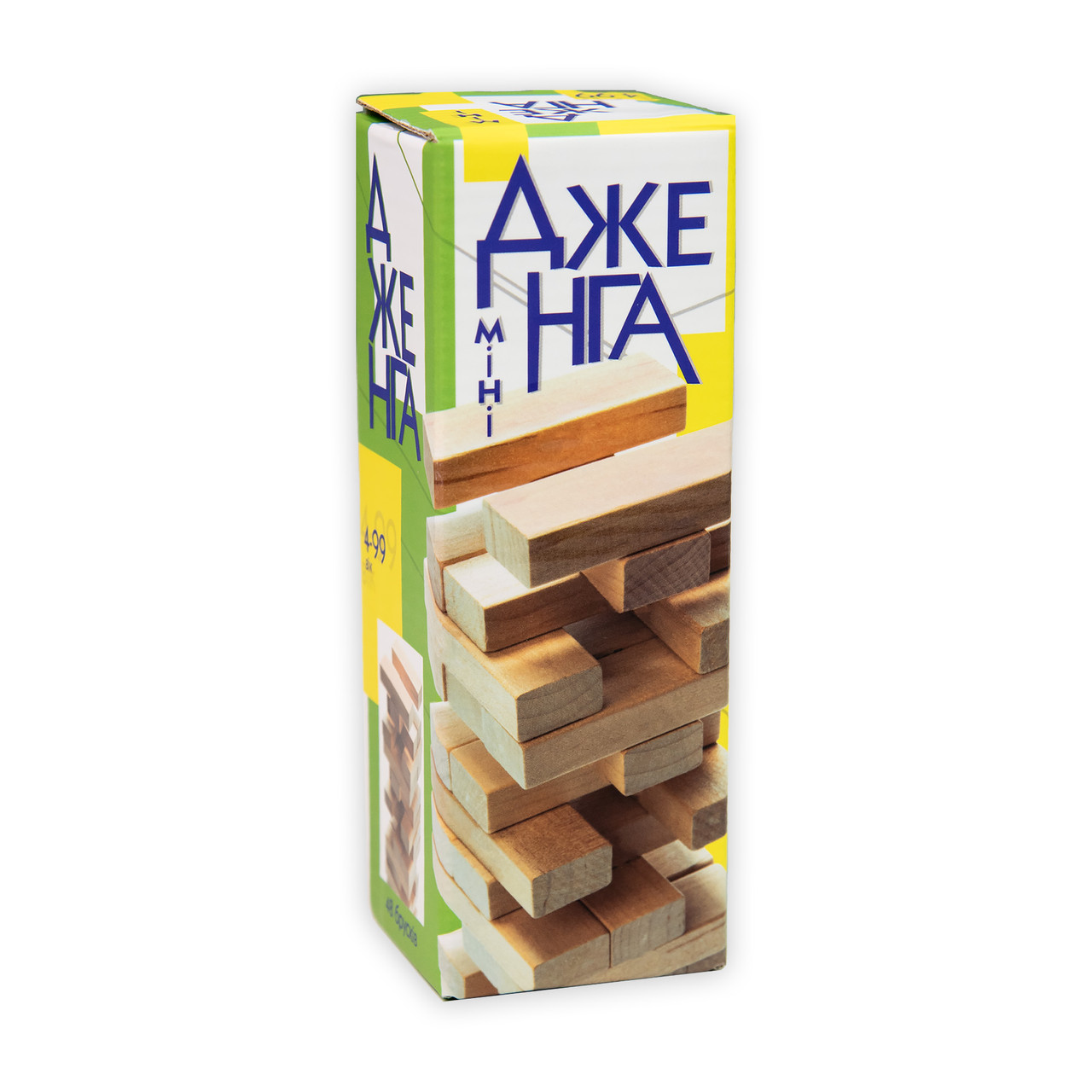 Настільна гра Strateg Дженга "Міні" 48 брусків (30968), фото 1