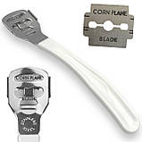 Педикюрний верстат + лезо 1шт. для видалення загрубілої шкіри, натоптишів, мозолів №9, фото 2