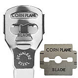 Педикюрний верстат + лезо 1шт. для видалення загрубілої шкіри, натоптишів, мозолів №9, фото 3