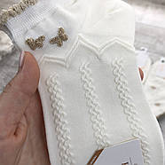 Короткі жіночі білі шкарпетки Шугуан, фото 4