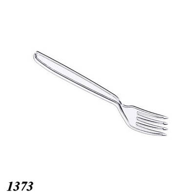 Виделка одноразова Андрекс 160 мм прозора (100шт)