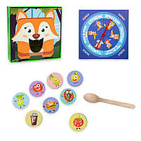 Настільна гра Strateg Погодуй мене - Лисичка українською мовою 30347, фото 2