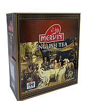 Чай чорний цейлонський English Tea Mervin 100 пакетов pure ceylon bags