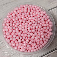 Цукрові кульки софт рожеві 5 мм 10 грам