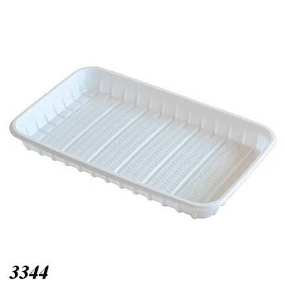 Тарілка одноразова прямокутна 155х225 мм (100шт)