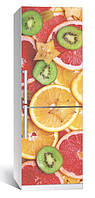 Виниловая наклейка на холодильник Цитрус. 60x180 см, виниловые наклейки на холодильник