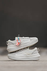 Жіночі Кеди Vans Old Skool Overt Plus CC Beige 36-37-38-39-40