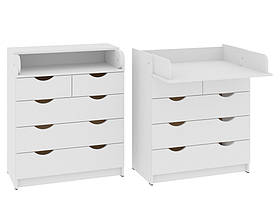 Комод К-3+3 с пеленальной зоной – удобство для родителей и комфорт для малышей