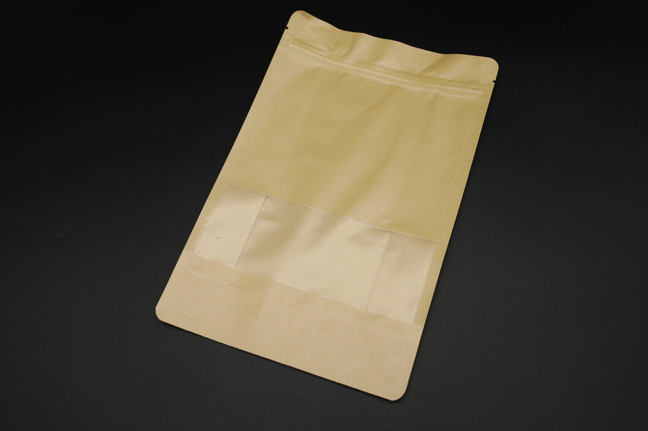 Пакети дой-пак з прозорим вікном і zip-застібкою. 18х24+4см, фото 1