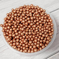 Цукрові кульки софт золоті ретро 5 мм 10 гр